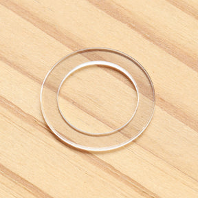 Concentric circles Watch Sapphire Crystal for Chopard Happy Diamonds 20/6923 31mm Glass