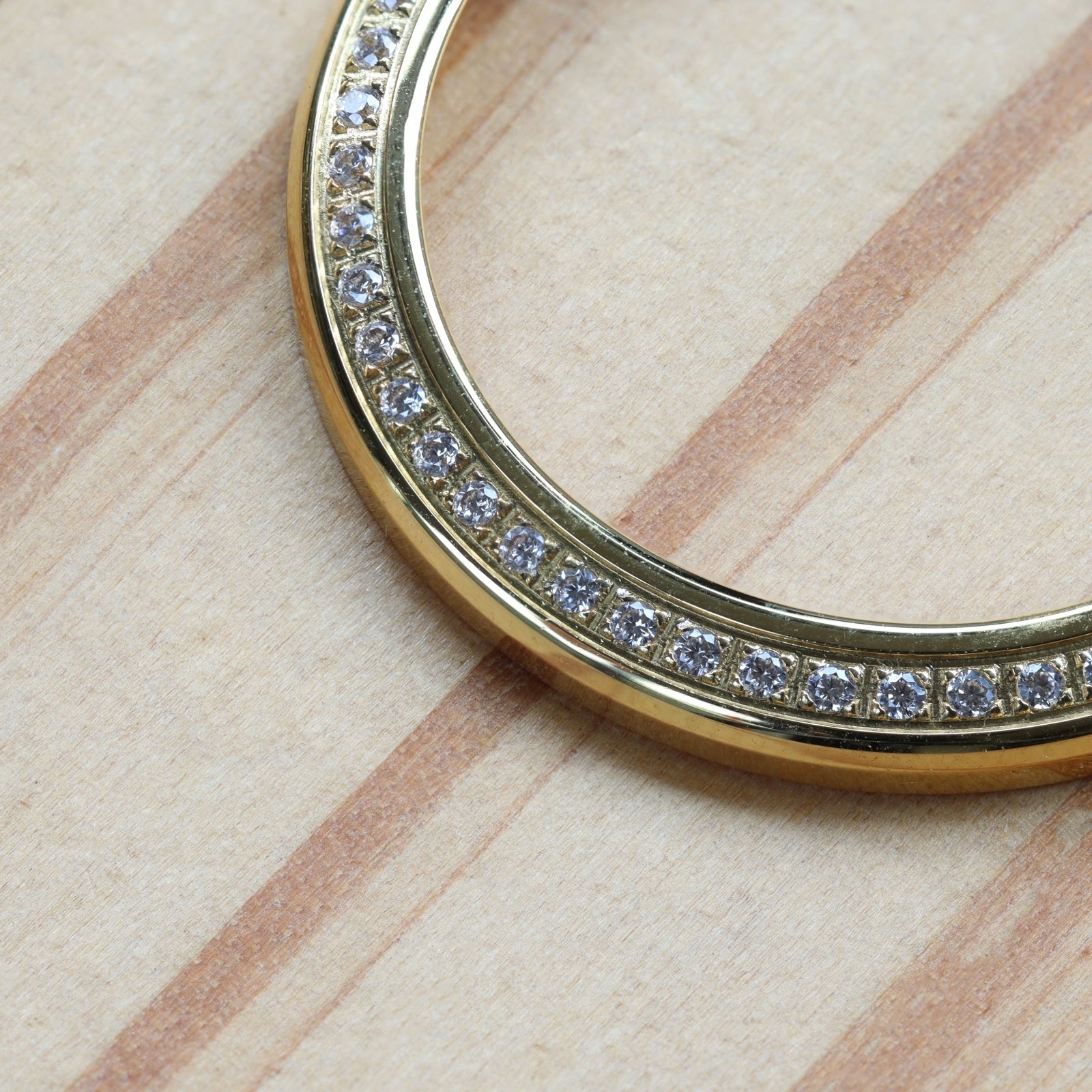 Gemstone Bezel for Tudor Classic 22023 28mm Watch