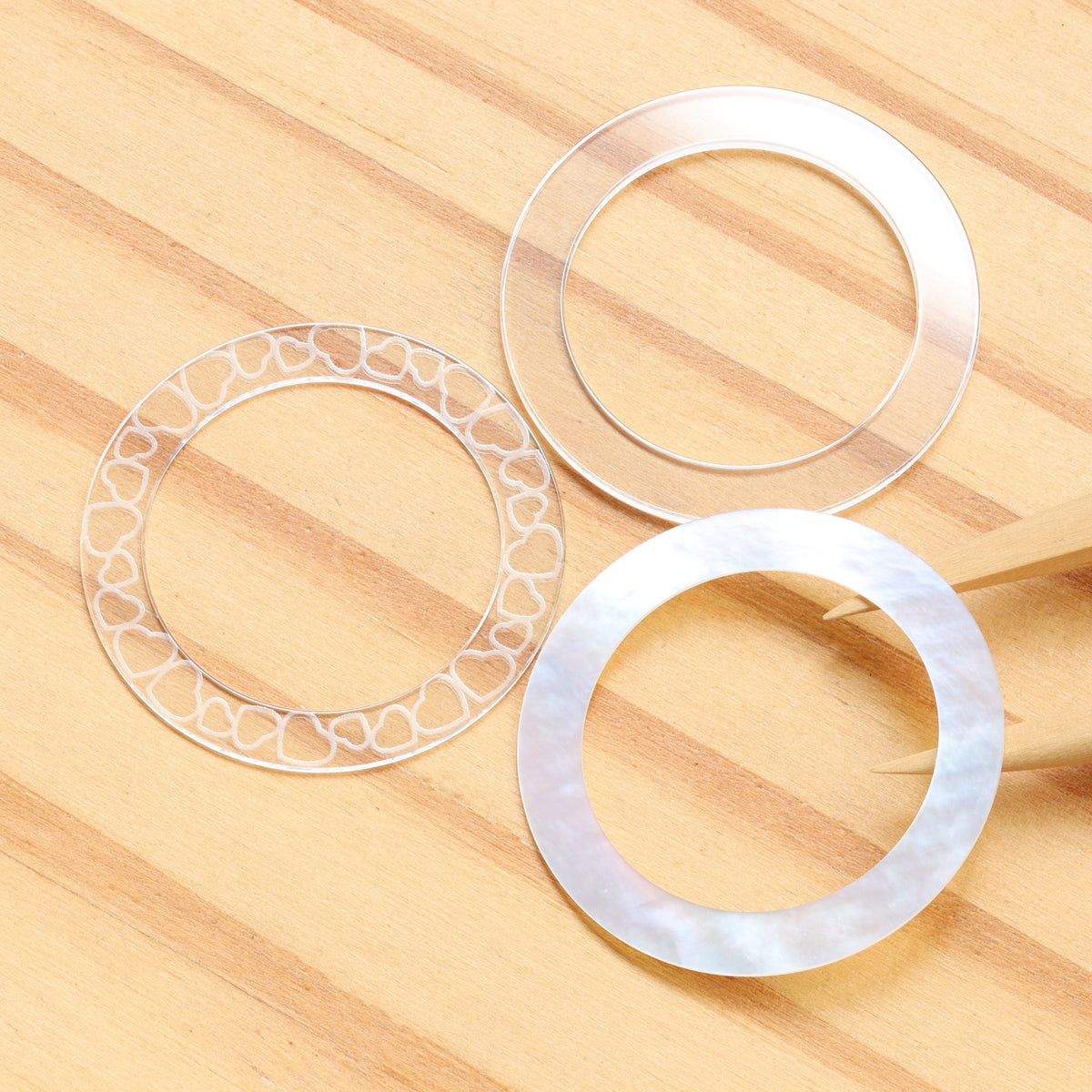 Concentric circles Watch Sapphire Crystal for Chopard Happy Diamonds 209429 32mm Front&Case Back Glass