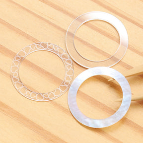 Concentric circles Watch Sapphire Crystal for Chopard Happy Diamonds 209429 32mm Front&Case Back Glass