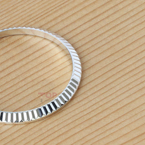 18K White Gold Watch Bezel for Rolex Datejust 36 126234/116234 Fluted Ring