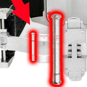Watch Strap Buck Clasp Screw Pin for Cartier Santos 100 Leather Band Bar Tube