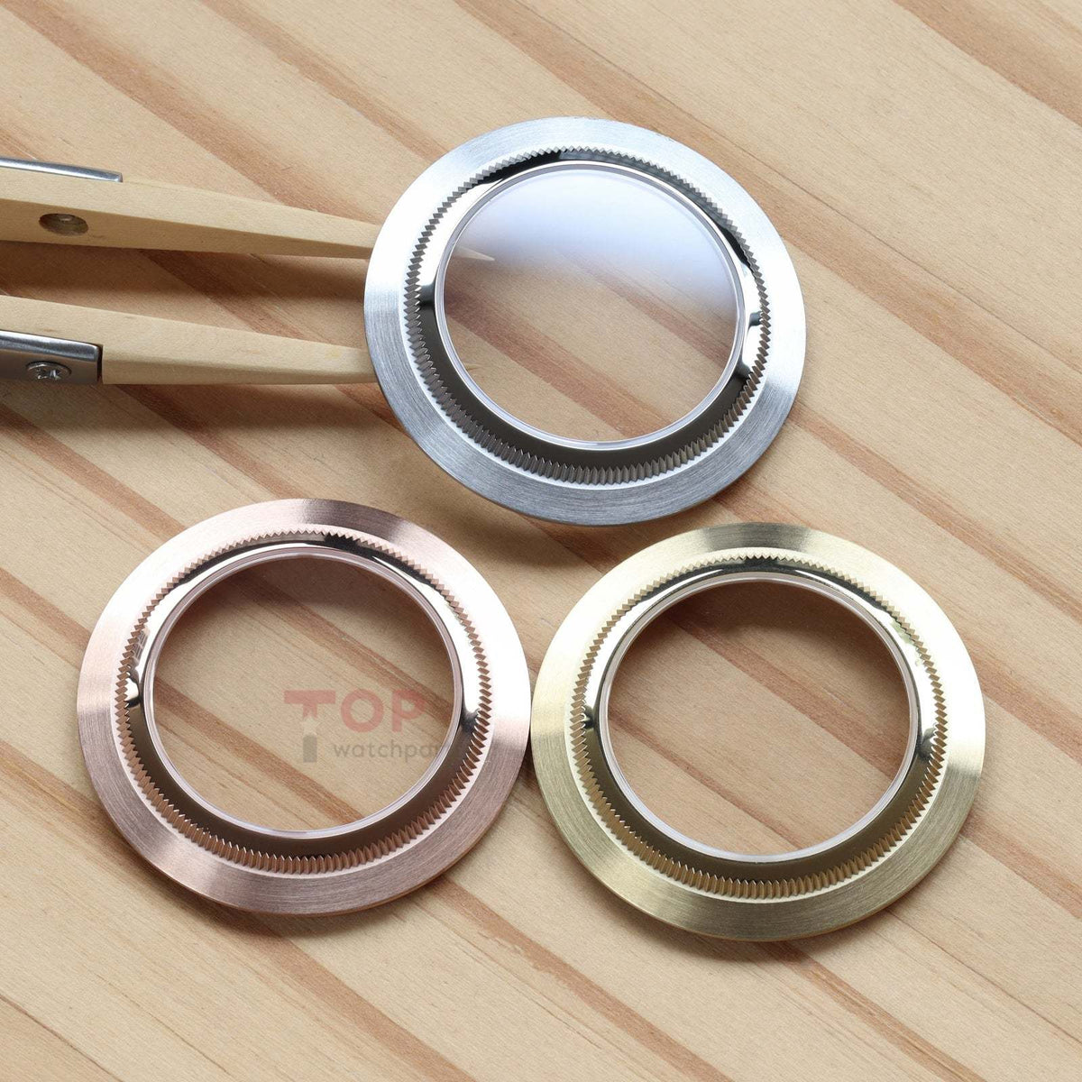 Watch Sappnire Crystal Case Back for Rolex GMT-Master II Modified Watch Back Cover Glass