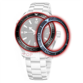 Keramiklünette für die Omega Seamaster Planet Ocean Co-Axial 600M 45,5 mm Uhr