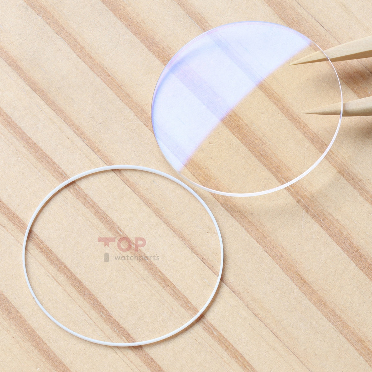 AR Coating Watch Sapphire Crystal&Gasket for IWC Portofino Automatic IW459401/459402 40mm Glass