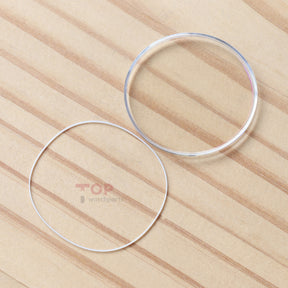 AR Coating Box-shaped Watch Sapphire Crystal&Gasket for IWC Portofino Hand-Wound IW510103 45mm Front&Case Back Glass