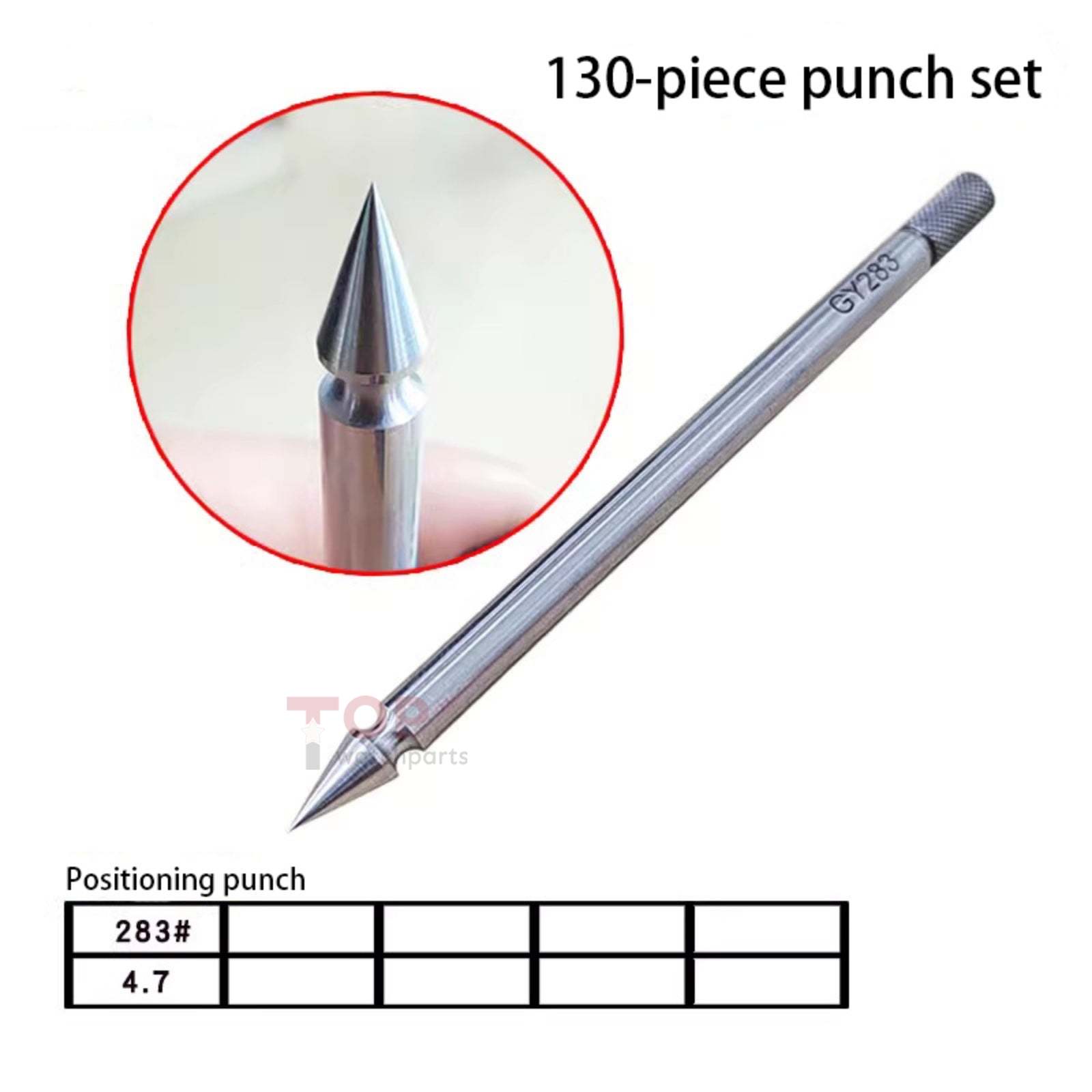 Professional Watchmaker Staking Set–Precision Punch&Anvil Bench Tool Kit for Pressing Hands&Balance Staffs&Gears&Rotor Bearing Screw