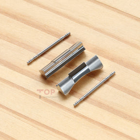 Strap End Link for Rolex 126300 126334 126331 126333 Datejust 41 Watch Rubber/Leather Band