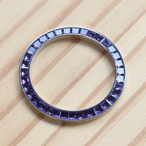 Synthetic Purple Spinel Bezel for Rolex Daytona 40mm Watch Gemstone