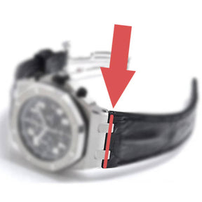 26.8mm watch band screw tube for AP Audemars Piguet ROO Royal Oak Offshore 42mm chronograph watch rubber/Leather Strap Belt 26470