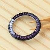 Synthetic Purple Spinel Watch Bezel for Rolex Submariner 40/41mm Watch Gemstone Bezel