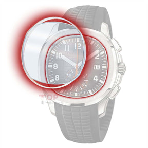 Watch Crystal for Patek Philippe 5968 Aquanaut Flat Watch Sapphire Glass&Gasket