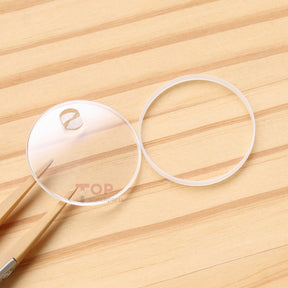 Watch Sapphire Crystal Gasket for Tudor Prince Date 79280/79260/79270 40mm Chronograph Watch Glass