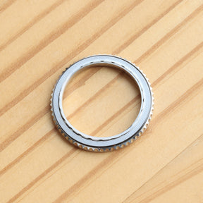 Fluted Bezel+Rubber Bezel Gasket+Click Spring+Tension Spring+Retaining Bezel for Rolex GMT-Master II 126710/116710