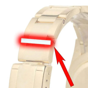Watch Bracelet Ceramic Inner Tube for Rolex Day-Date 228238/128238 40mm Watch Band Screw