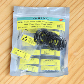 6 Sizes Watch Gasket Set Waterproof Rubber Ring O-Ring for Watch Bezel/Case Back