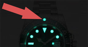 perles lumineuses suisses en verre saphir pour montre Rolex Submariner lunette en céramique