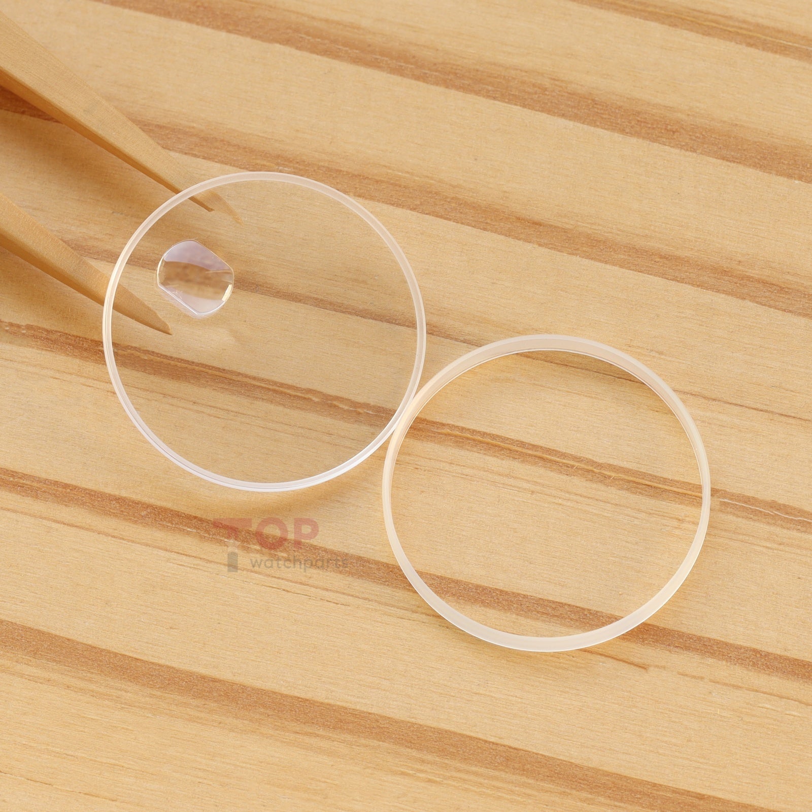 Watch Sapphire Crystal&Gasket for Tudor Prince 73190/94401/73090 33/34mm Watch Glass Date Window