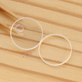 Watch Sapphire Crystal&Gasket for Tudor Prince 73190/94401/73090 33/34mm Watch Glass Date Window