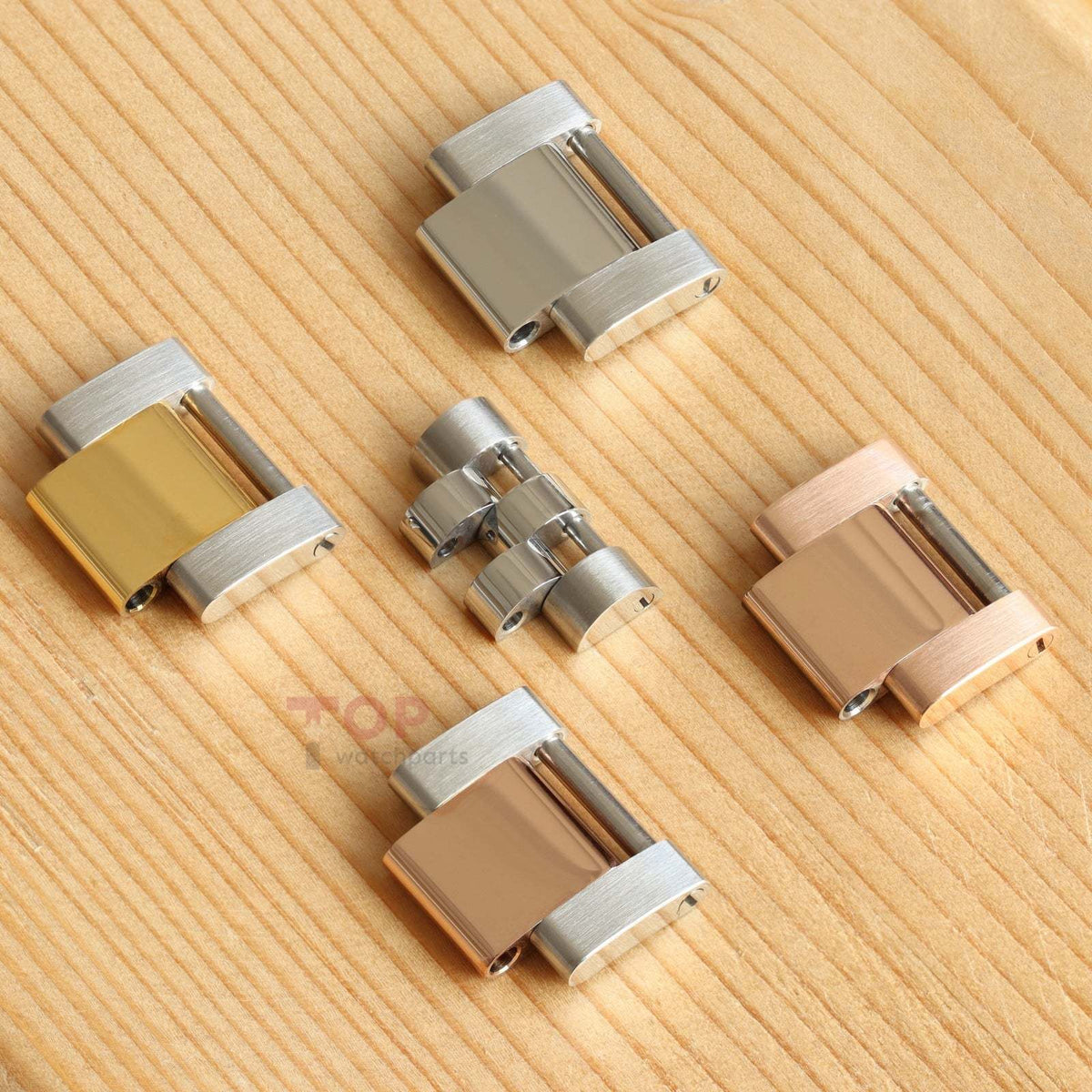 15.5mm Oyster/Jubilee Bracelet Link for Rolex GMT-Master II 40mm 126710 116710 Watch Band End Links