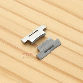 Steel 24.14mm Watch Leather Strap Insert for IWC 3538 Aquatimer Automatic 2000 42mm Watch Band Link