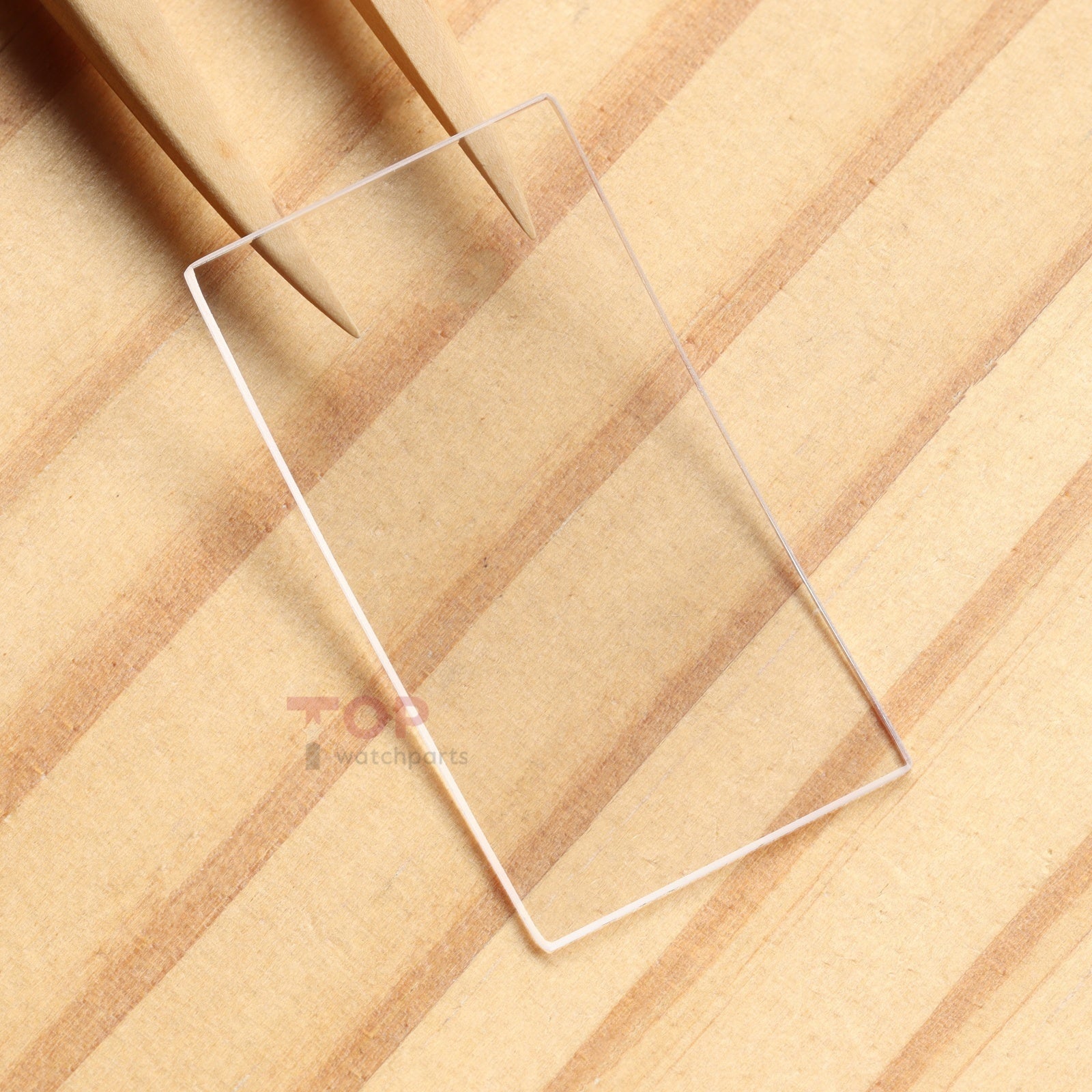 Tonneau Rectangle Raised Watch Glass for Chopard DUAL TEC 172279-1001 29x46mm Sapphire Crystal