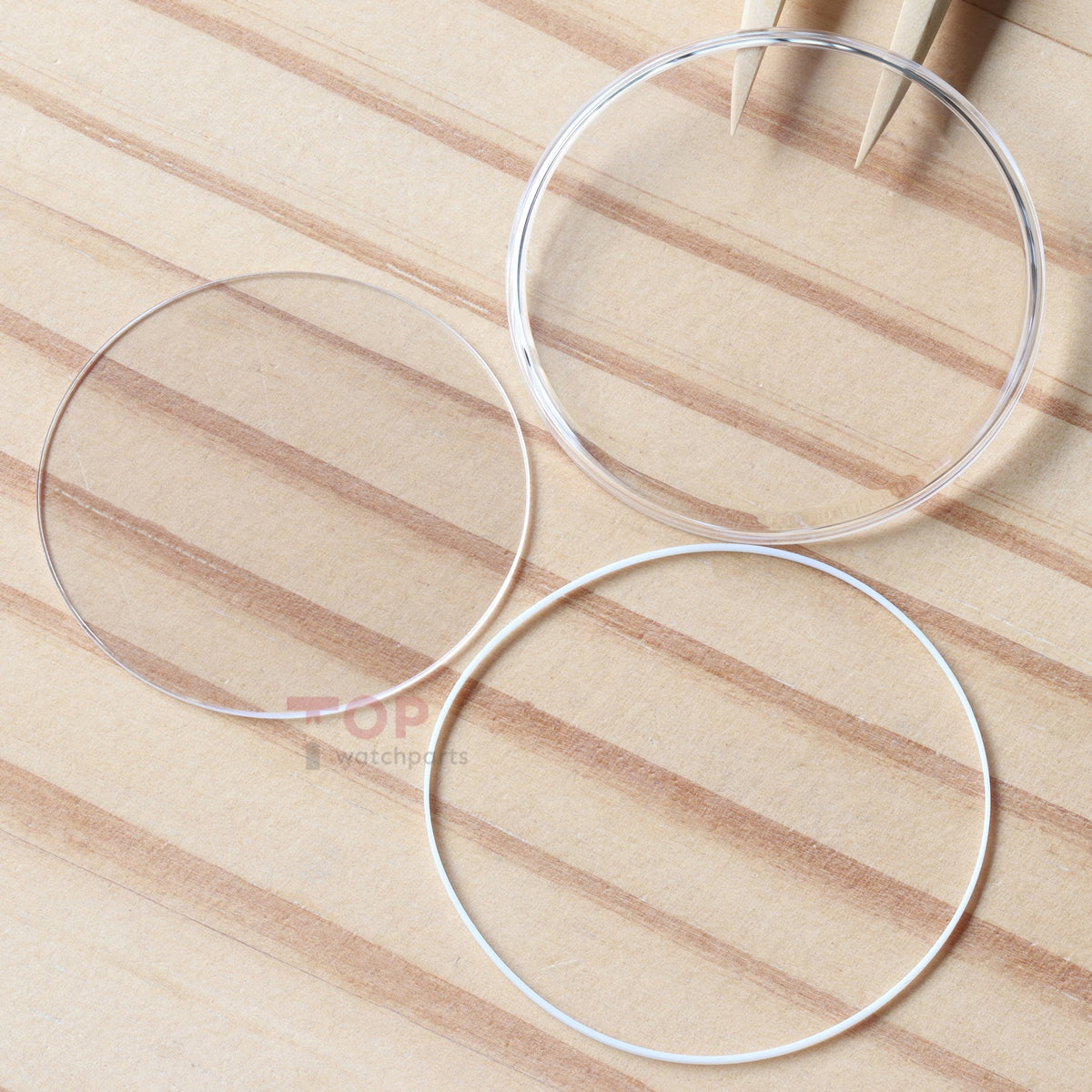 Watch Sapphire Crystal for IWC Portofino Hand-Wound IW5448 46mm Front&Case Back Glass