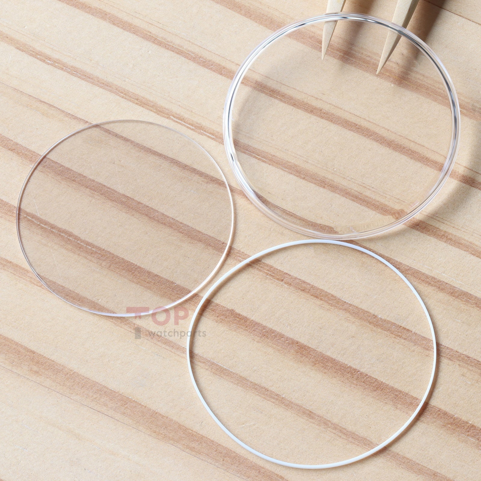 Watch Sapphire Crystal for IWC Portofino Hand-Wound IW5448 46mm Front&Case Back Glass