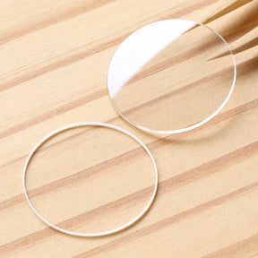 Double Domed Sapphire Crystal&Gasket for Vacheron Constantin VC Overseas 47660/47560 36mm Watch Glass