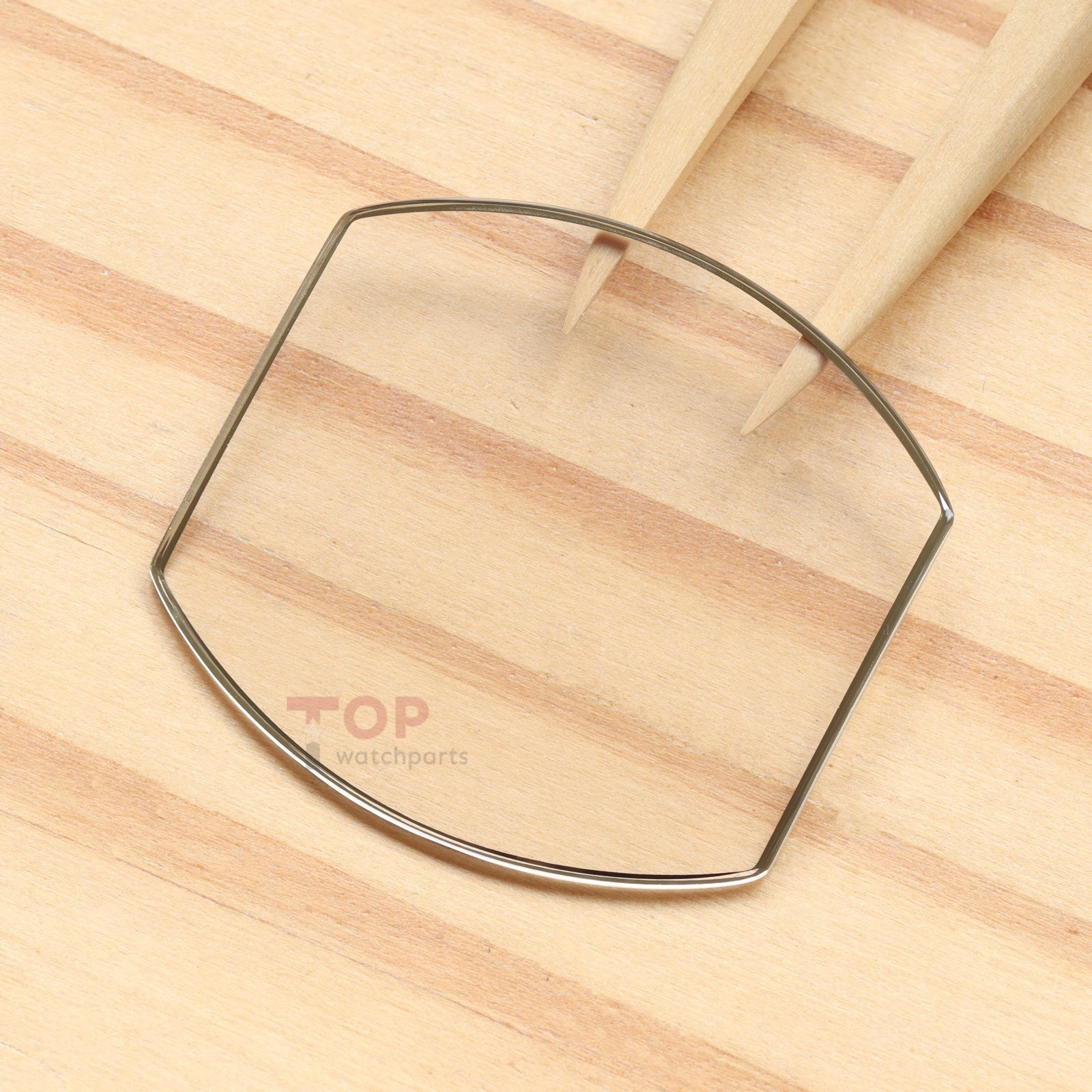 Tonneau Raised Watch Sapphire Crystal for Chopard L.U.C 16/2267 40x48mm Front&Case Back Glass