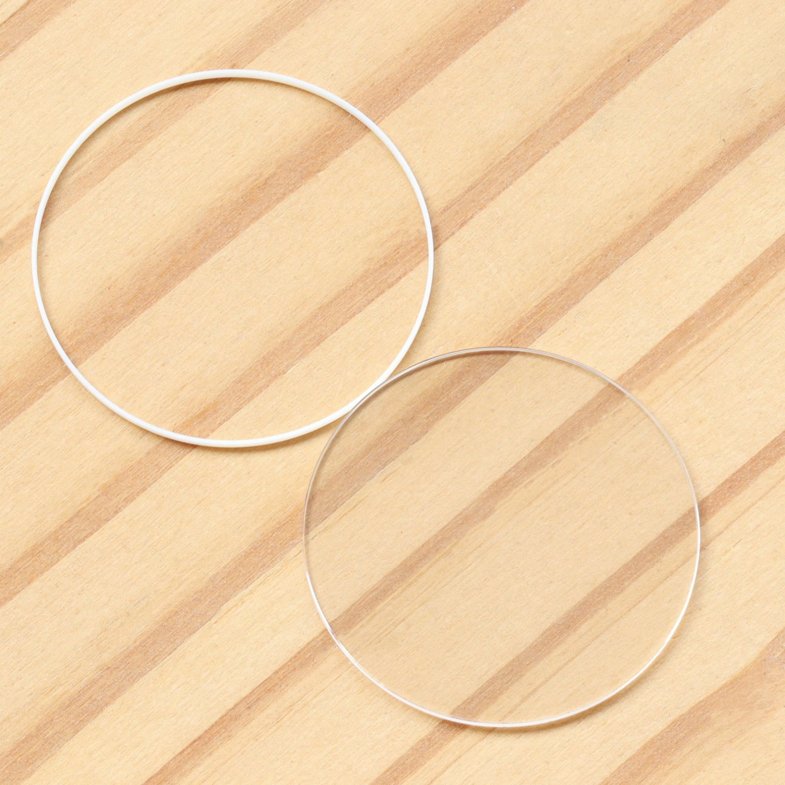 Round Flat Watch Sapphire Crystal&Gasket for Bvlgari Bvlgari Bvlgari BB38WSSDAUTO 38mm Glass