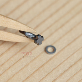 Matte Titanium Color 4 Prongs Rm035 Watch Screw for RM Richard Mille Watch Bezel Case Connect Band Rm011 Rm030 Parts Tools