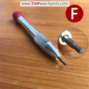 Stahl-Schraubendreher-Set für Uhren von Audemars Piguet, Bvlgari, Bulova, Blancpain, Oris, IWC, Richard Mille und Carl F. Bucherer