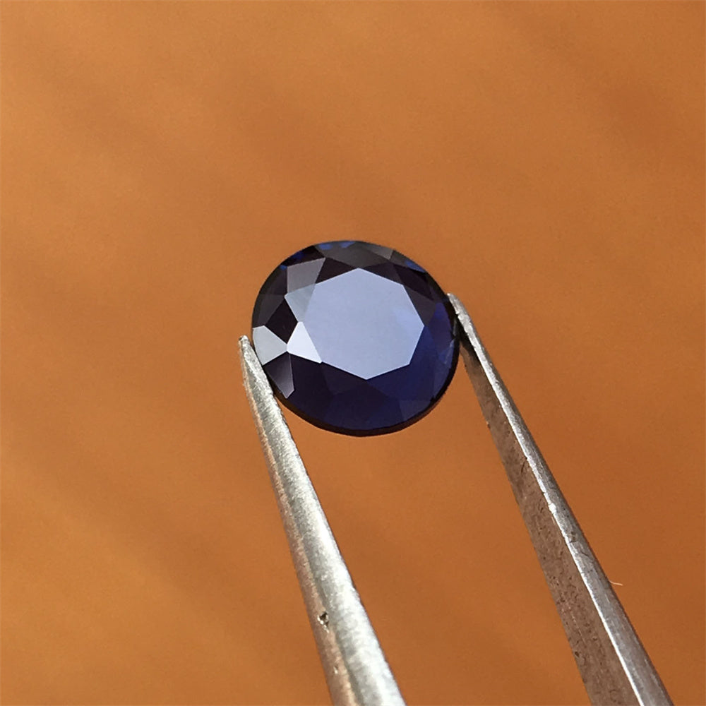 blue sapphire crystal for Cartier Calibre 42mm automatic watch crown parts