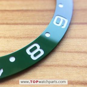 126720 schwarz-grüne Keramiklünette für Rolex GMT-Master II Oystersteel Rechtshänderuhr