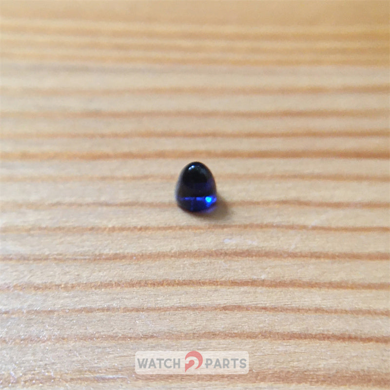 blue sapphire crystal for Cartier Rotonde 40mm watch crown parts