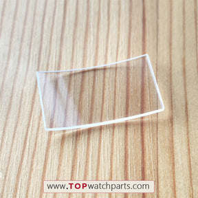 Arched mineral crystal glass fit for Cartier Tank Américaine watch