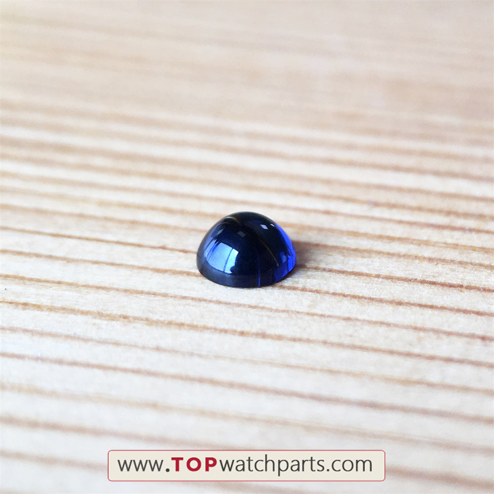 Watch crown blue sapphire dot for Cartier pasha watch crown
