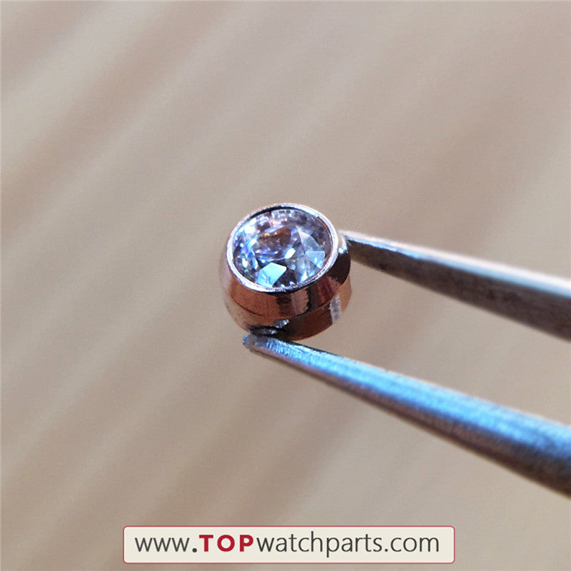 bewegliche Ornamentdiamanten für die originale Automatikuhr „Happy Diamonds“ von Chopard
