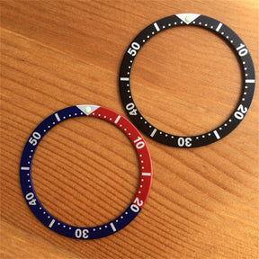 Luminous Luminous watch pepsi bezels inserts loop for Seiko Diver/Prospex GMT man/lady watch parts blue&red black