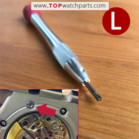 Stahl-Schraubendreher-Set für Uhren von Audemars Piguet, Bvlgari, Bulova, Blancpain, Oris, IWC, Richard Mille und Carl F. Bucherer