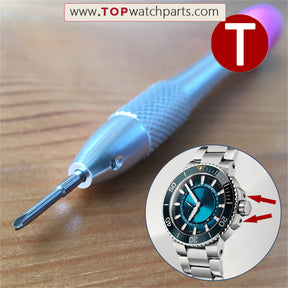 Stahl-Schraubendreher-Set für Uhren von Audemars Piguet, Bvlgari, Bulova, Blancpain, Oris, IWC, Richard Mille und Carl F. Bucherer