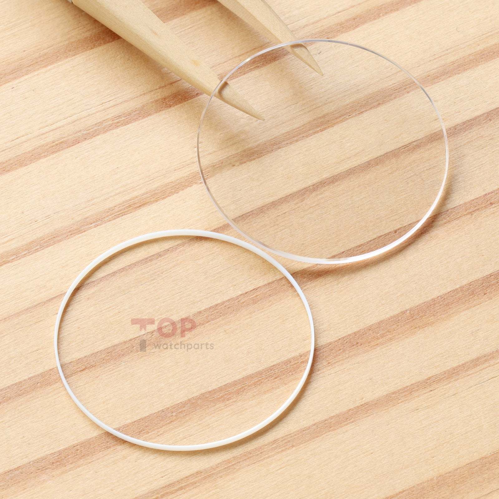 Double Domed Sapphire Crystal&Gasket for Vacheron Constantin VC Overseas 47660/47560 36mm Watch Glass