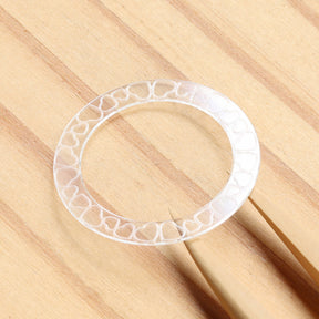 Concentric circles Watch Sapphire Crystal for Chopard Happy Diamonds 209429 32mm Front&Case Back Glass