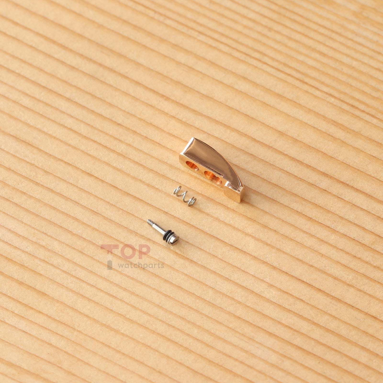 18K Rose Gold/Stainless Steel Watch Pusher for Patek Philippe Aquanaut PP 5164 40.8mm Watch Button