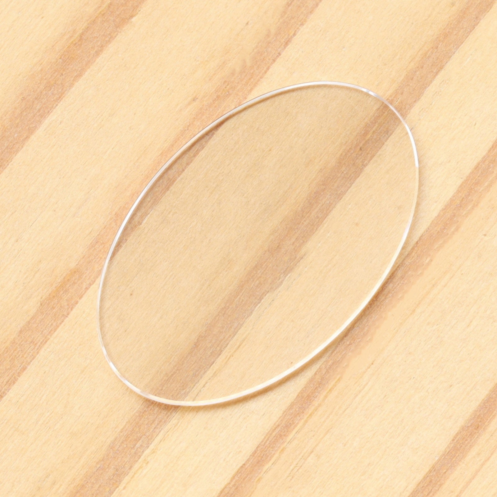 Ellipse Flat Watch Glass for Bvlgari Ovale OVW27GG/12 27x19mm Sapphire Crystal