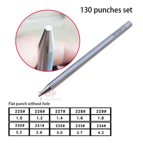 Professional Watchmaker Staking Set–Precision Punch&Anvil Bench Tool Kit for Pressing Hands&Balance Staffs&Gears&Rotor Bearing Screw