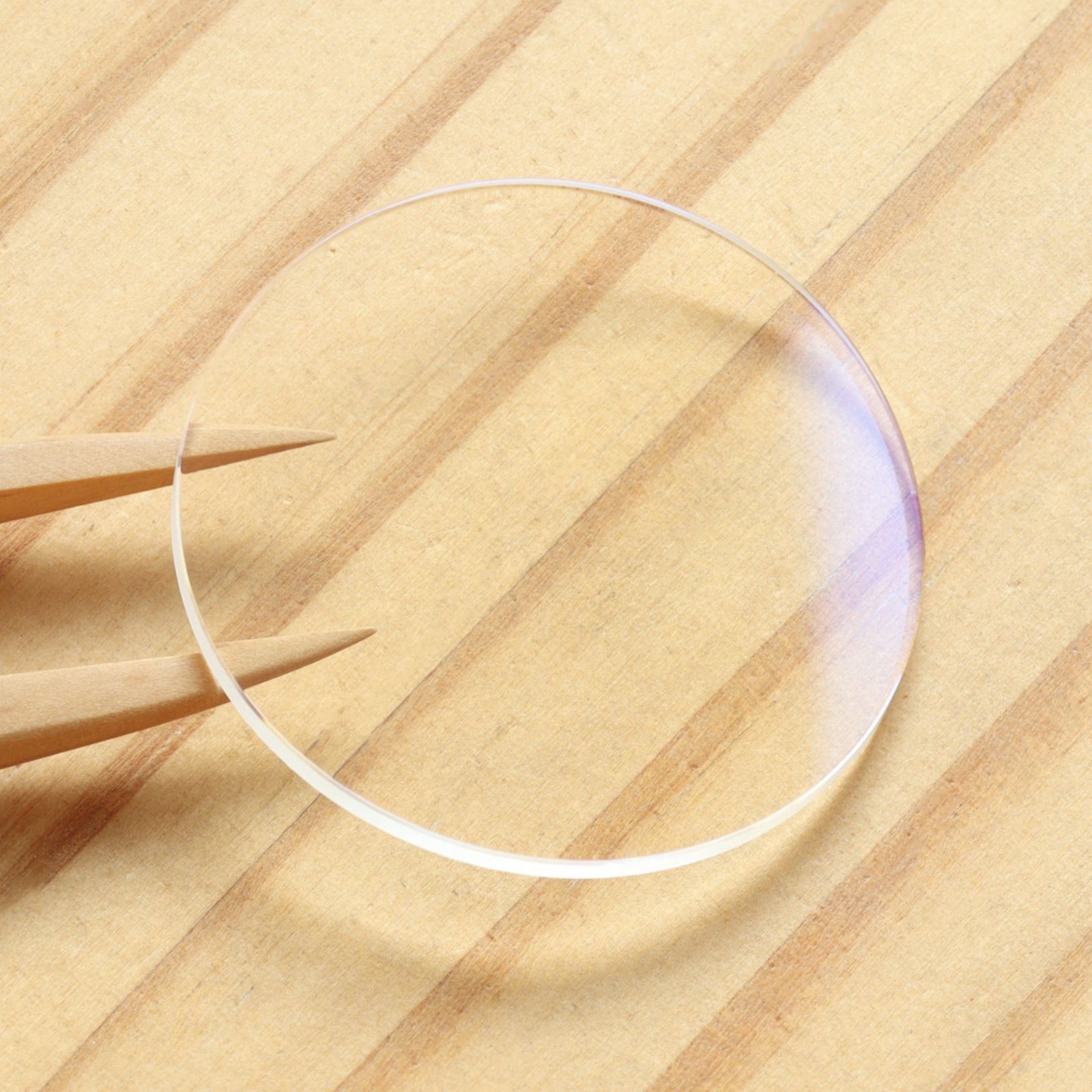 Double-sided AR Coating Round Raised Watch Glass for Bvlgari BB42BSLDCH 42mm Sapphire Crystal