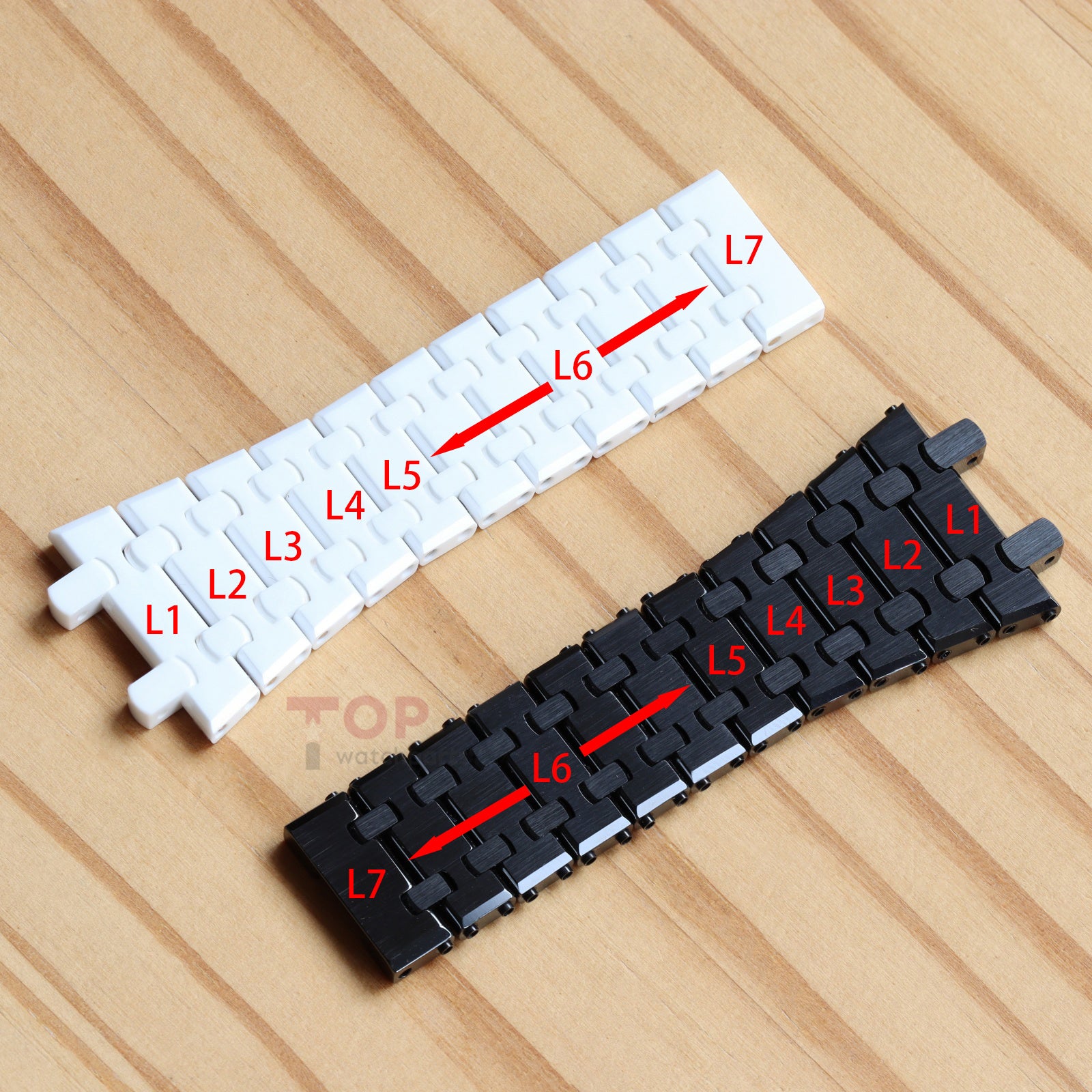 Ceramic Bracelet Link for Audemars Piguet AP 26579 26599 Royal Oak Perpetual Calendar 41mm Watch