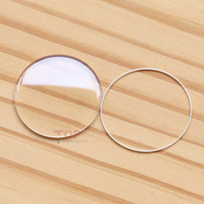 Watch Lid Crystal for Tudor Glamour Double Date 57103/57100 42mm Watch Sapphire Highly-domed Glass